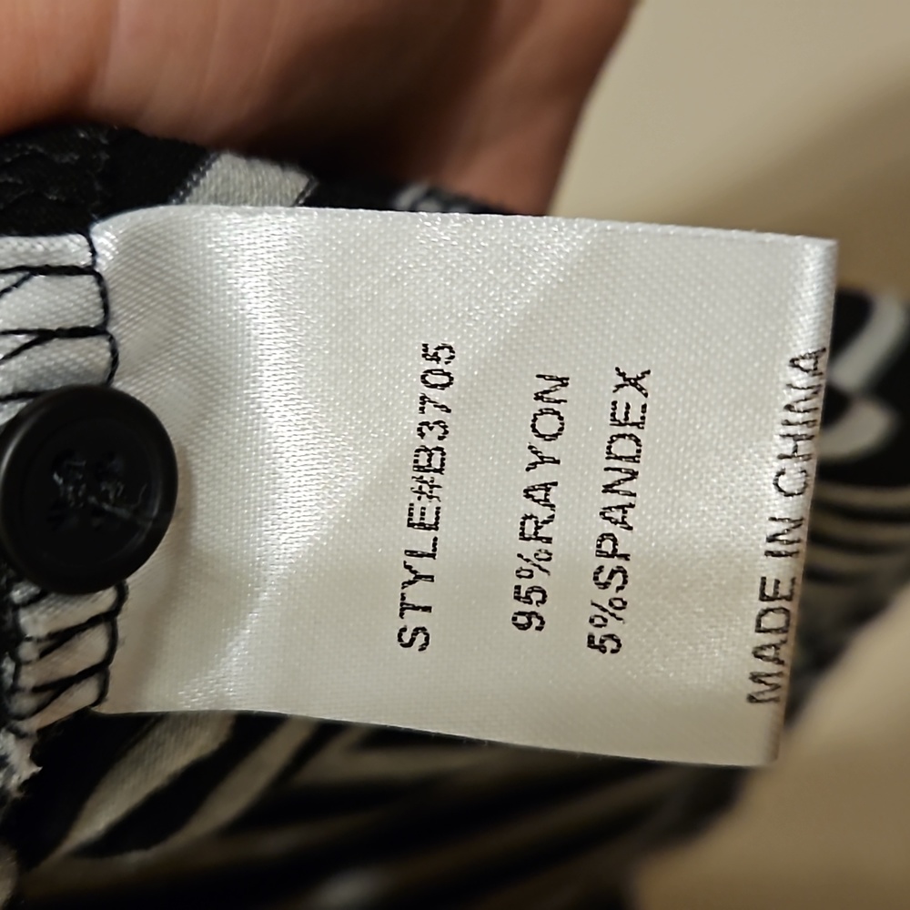 Jodifl Black and Gray stripped button down dress - Picture 6 of 7
